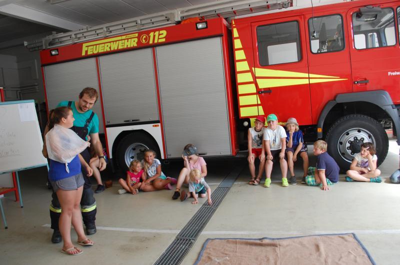 Ferienprogramm erste Hilfe - FF Baar Schwaben